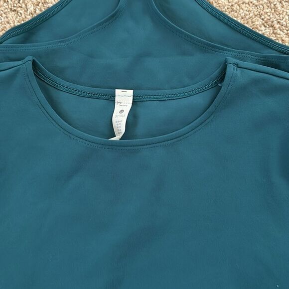 CRZ YOGA Cotton Crew Neck Short Sleeves Bodysuit, Borealis Green, Small, NWT - Picture 7 of 9